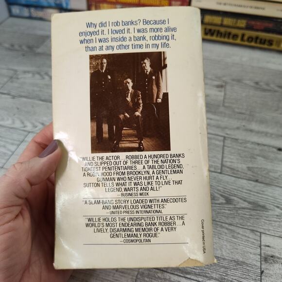 WHERE THE MONEY WAS Willie‎ Sutton 1977 First Ballantine Books Edition Paperback - Picture 6 of 13